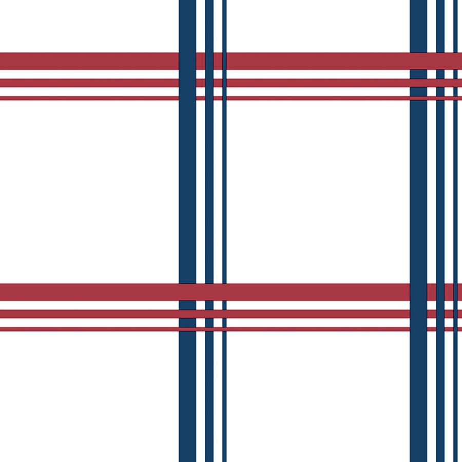 Tapety Yara - Tapety dle materiálu - Vliesové tapety - Modro-červená vliesová tapeta na zeď, káro, 16665, Friends & Coffee, Cristiana Masi by Parato Modro-červená vliesová tapeta na zeď, káro, 16665, Friends & Coffee, Cristiana Masi by Parato - Vliesové tapety