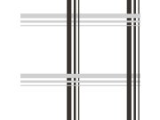 Šedo-černá vliesová tapeta na zeď, káro, 16663, Friends & Coffee, Cristiana Masi by Parato 