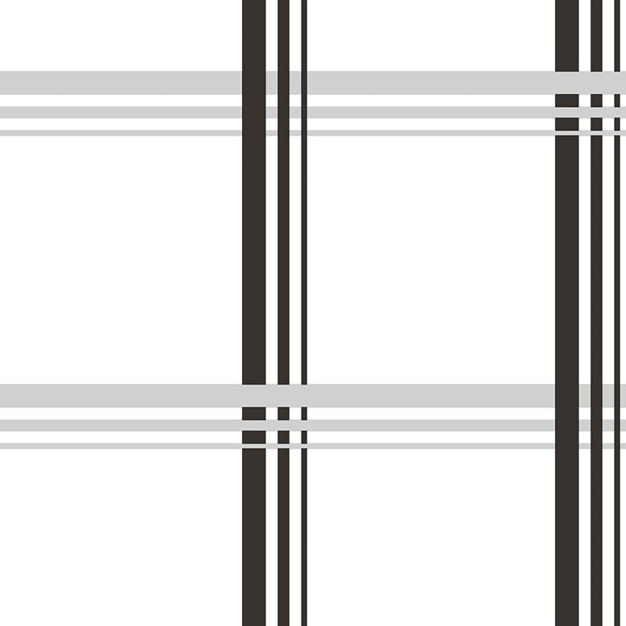 Tapety Yara - Tapety dle materiálu - Vliesové tapety - Šedo-černá vliesová tapeta na zeď, káro, 16663, Friends & Coffee, Cristiana Masi by Parato Šedo-černá vliesová tapeta na zeď, káro, 16663, Friends & Coffee, Cristiana Masi by Parato - Vliesové tapety