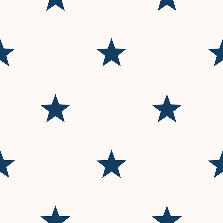 Bílo-modrá vliesová tapeta s hvězdičkami, 16650, Friends & Coffee, Cristiana Masi by Parato - Vliesové tapety