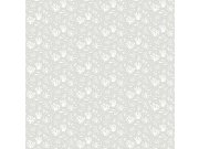 Šedá dětská vliesová tapeta na zeď, vodní rostliny a rybičky, 14853, Happy, Parato