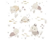 Dětská vliesová tapeta na zeď, vodní želvičky, 14850, Happy, Parato