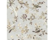 Tapety Yara Tapety dle materiálu Vliesové tapety - Vliesová tapeta s květinami a ptáčky, 28845, Thema, Cristiana Masi by Parato Vliesová tapeta s květinami a ptáčky, 28845, Thema, Cristiana Masi by Parato