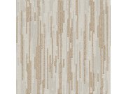 Luxusní béžová proužková vliesová tapeta na zeď, 47734, Eterna, Parato