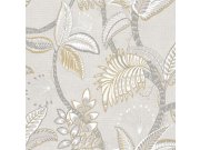 Tapety Yara Tapety dle materiálu Vliesové tapety - Šedá vliesová tapeta na zeď, rostliny, listy, 21126, Cvlto, Cristiana Masi by Parato Šedá vliesová tapeta na zeď, rostliny, listy, 21126, Cvlto, Cristiana Masi by Parato