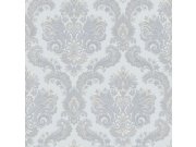 Šedo-modrá zámecká vliesová tapeta na zeď, 28826, Thema, Cristiana Masi by Parato