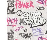 Vliesová tapeta na zeď, graffiti, 16612, Friends & Coffee, Cristiana Masi by Parato 