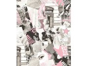 Kolážová vliesová tapeta na zeď, 16610, Friends & Coffee, Cristiana Masi by Parato 