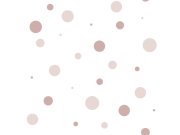 Dětská vliesová tapeta s růžovými puntíky, 14824, Happy, Parato