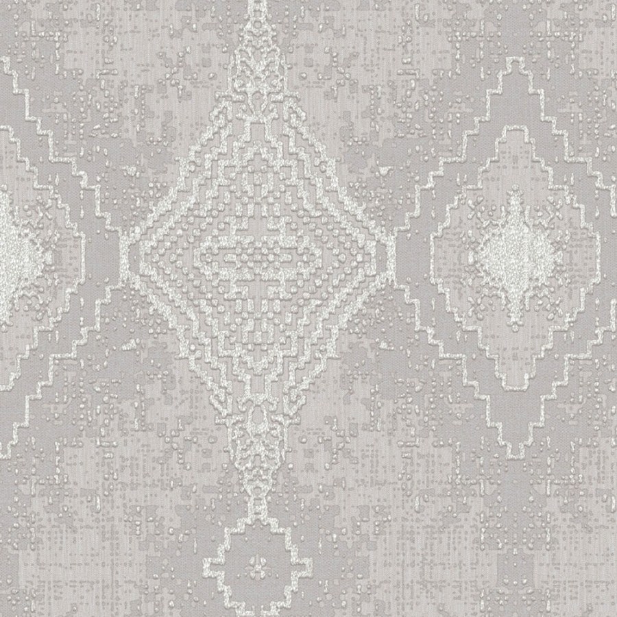 Luxusní šedá geometrická vliesová tapeta na zeď, 47763, Eterna, Parato - Vliesové tapety