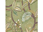 Zelená vliesová tapeta na zeď, rostliny, listy, 21125, Cvlto, Cristiana Masi by Parato