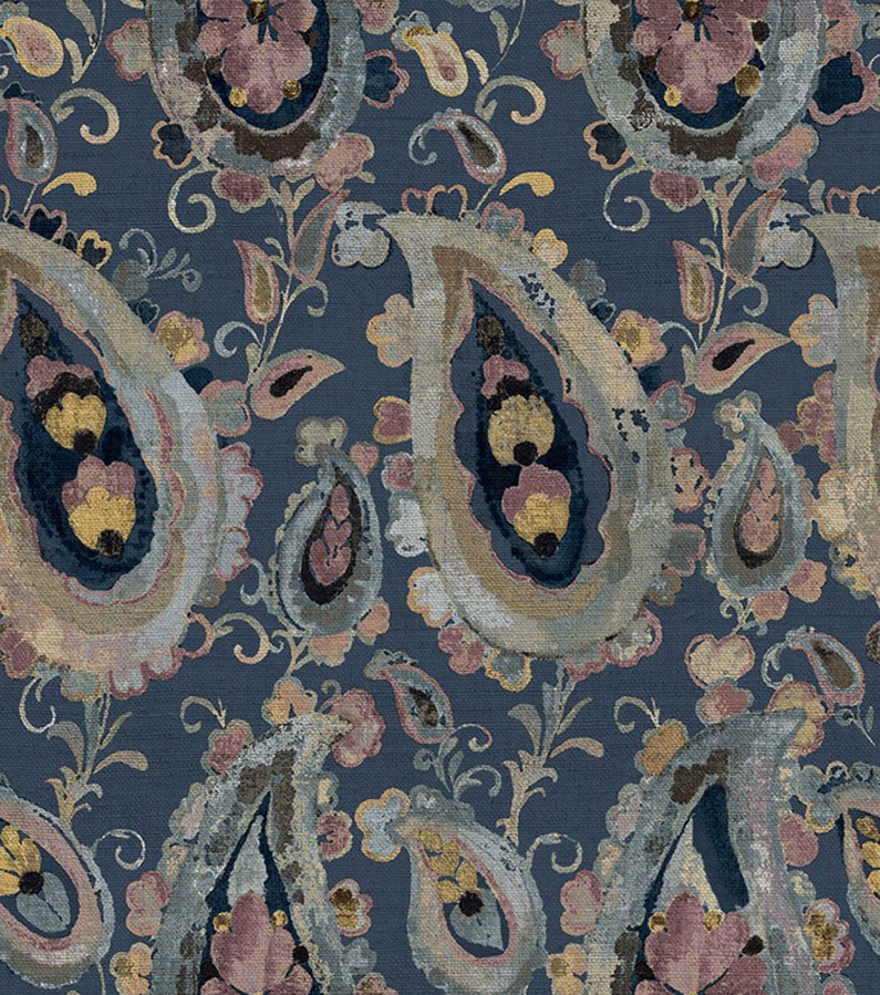 Vliesová tapeta na zeď, ornamenty, modrá, 39016, Arché, Cristiana Masi by Parato - Vliesové tapety