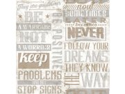 Vliesová tapeta na zeď, nápisy, 16605, Friends & Coffee, Cristiana Masi by Parato 