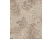 Hnědá vliesová tapeta s listy, 28812, Thema, Cristiana Masi by Parato Tapety Yara - Parato by Cristiana Masi