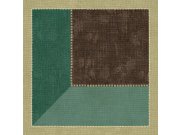 Zeleno-černo-zlatá geometrická 3D vliesová tapeta na zeď, 21107, Cvlto, Cristiana Masi by Parato