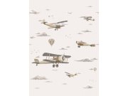 Dětská vliesová obrazová tapeta na zeď, letadla, 152-1, 200 x 275 cm, Sambori, ICH Wallcoverings