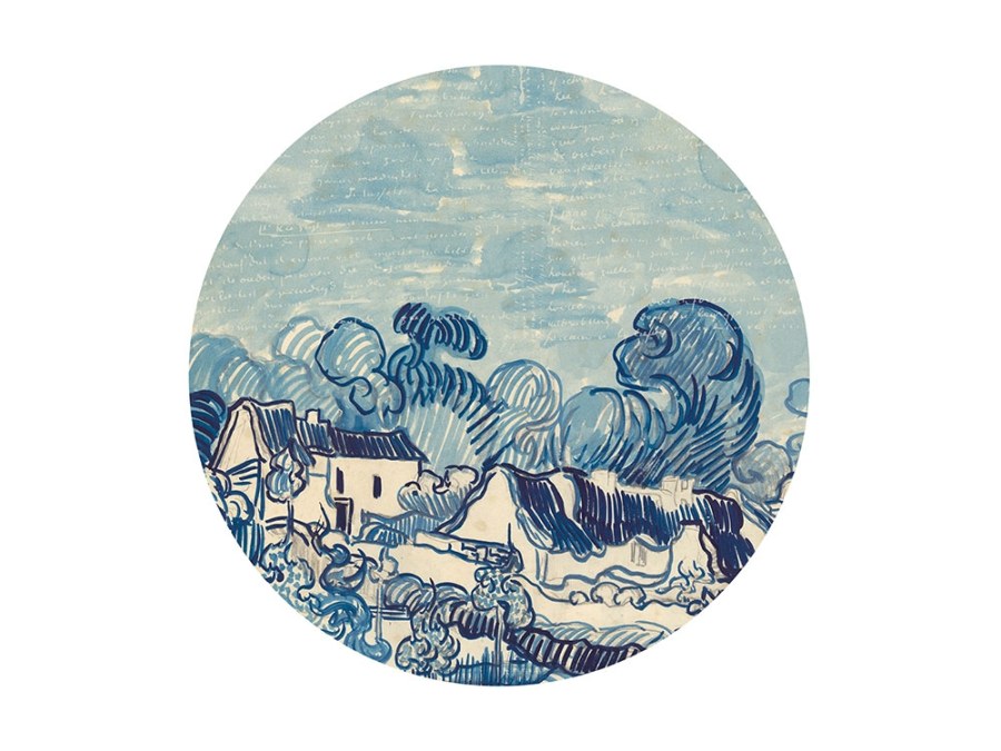 Luxusní kruhová tapeta Van Gogh o průměru 145 cm, 303332 Circles, BN Walls - Vliesové tapety
