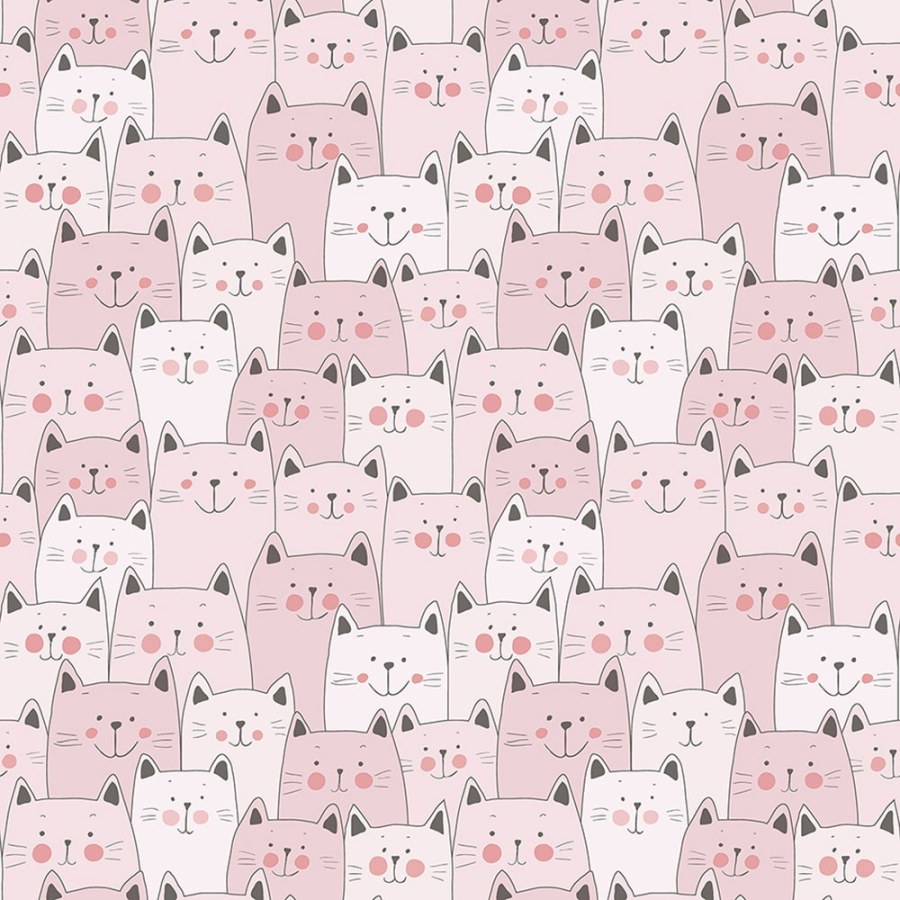 Dětská vliesová tapeta na zeď Kočky, kočičky, 134-2, Sambori, ICH Wallcoverings - Vliesové tapety