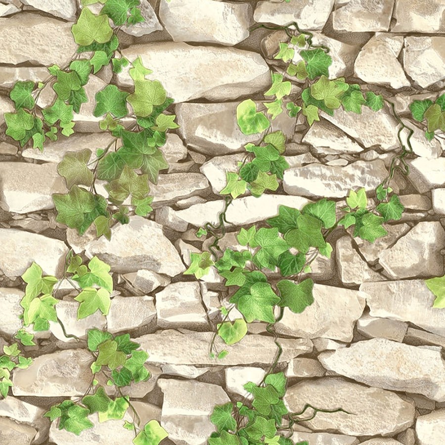 Tapety Yara - Tapety dle materiálu - Vinylové tapety - Omyvatelná vinylová tapeta Kámen s břečťanem, 5695-01, Vavex 2022 Omyvatelná vinylová tapeta Kámen s břečťanem, 5695-01, Vavex 2022 - Vinylové tapety