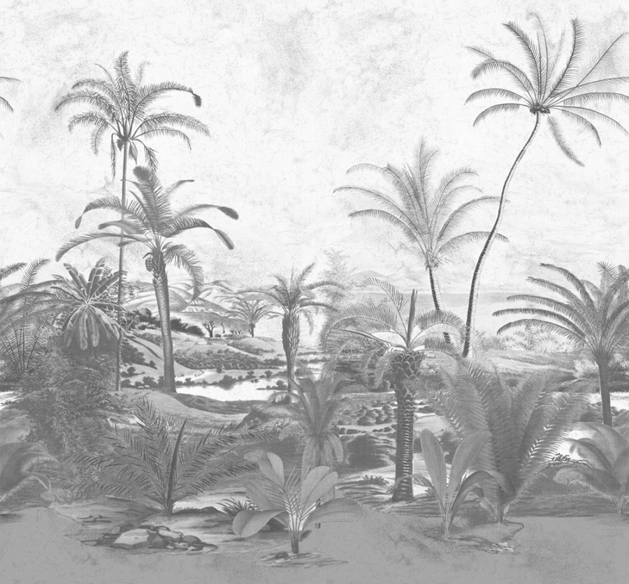 Vinylová obrazová tapeta 200353DX, Fern 300 x 280 cm, Panthera, BN Walls - Tapety na zeď