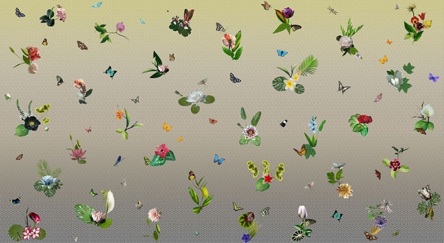 Vliesová obrazová tapeta 200290, Digital-Ikebana beige, 480 x 280 cm, Dimensions, BN Walls - Tapety na zeď