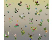 Vliesová obrazová tapeta 200291, Digital-Ikebana beige, 240 x 280 cm, Dimensions, BN Walls