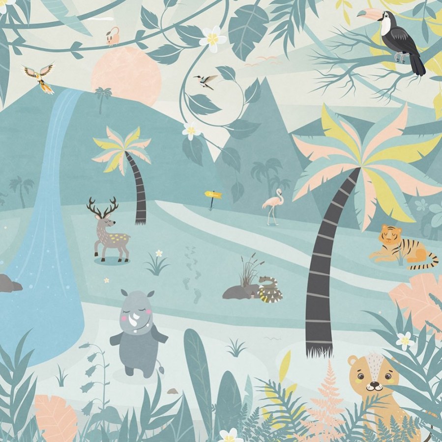 Obrazová tapeta vliesová, digitální tisk 30801b, 279 x 280 cm, Smalltalk, BN International - Vliesové tapety