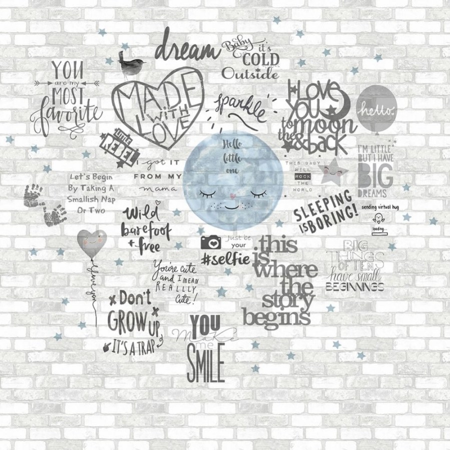 Obrazová tapeta vliesová, digitální tisk 30807b, 279 x 280 cm, Smalltalk, BN International - Vliesové tapety