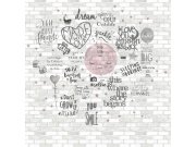 Tapety Yara Tapety dle materiálu Vliesové tapety - Obrazová tapeta vliesová, digitální tisk 30808b, 279 x 280 cm, Smalltalk, BN International Obrazová tapeta vliesová, digitální tisk 30808b, 279 x 280 cm, Smalltalk, BN International