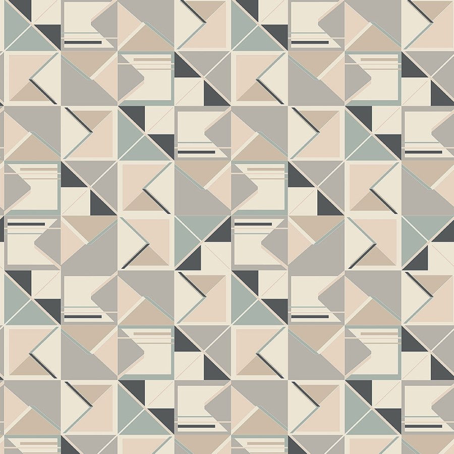 Geometrická vliesová tapeta na zeď BO23071, Square, Bohème, Decoprint