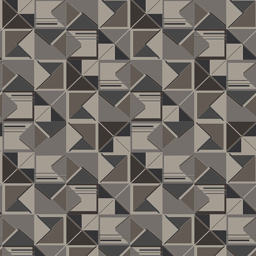 Geometrická vliesová tapeta na zeď BO23073, Square, Bohème, Decoprint