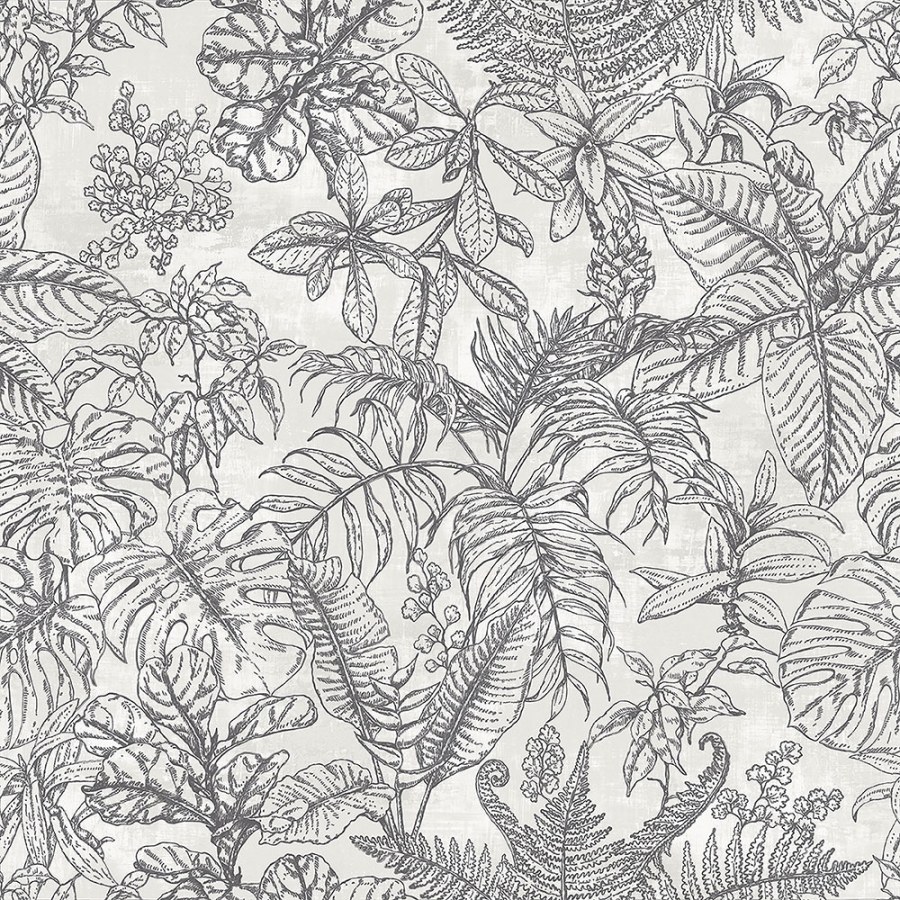 Luxusní vliesová tapeta Listy EE22547, Allover Leaf, Essentials, Decoprint