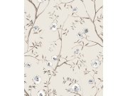 Tapety Yara Tapety dle materiálu Vliesové tapety - Béžová květinová vliesová tapeta na zeď, SUM206, Summer, Khroma by Masureel Béžová květinová vliesová tapeta na zeď, SUM206, Summer, Khroma by Masureel