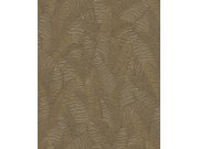 Tapety Yara Tapety dle materiálu Vliesové tapety - Šedo-okrová vliesová tapeta s listy, SPI102, Spirit of Nature, Khroma by Masureel Šedo-okrová vliesová tapeta s listy, SPI102, Spirit of Nature, Khroma by Masureel