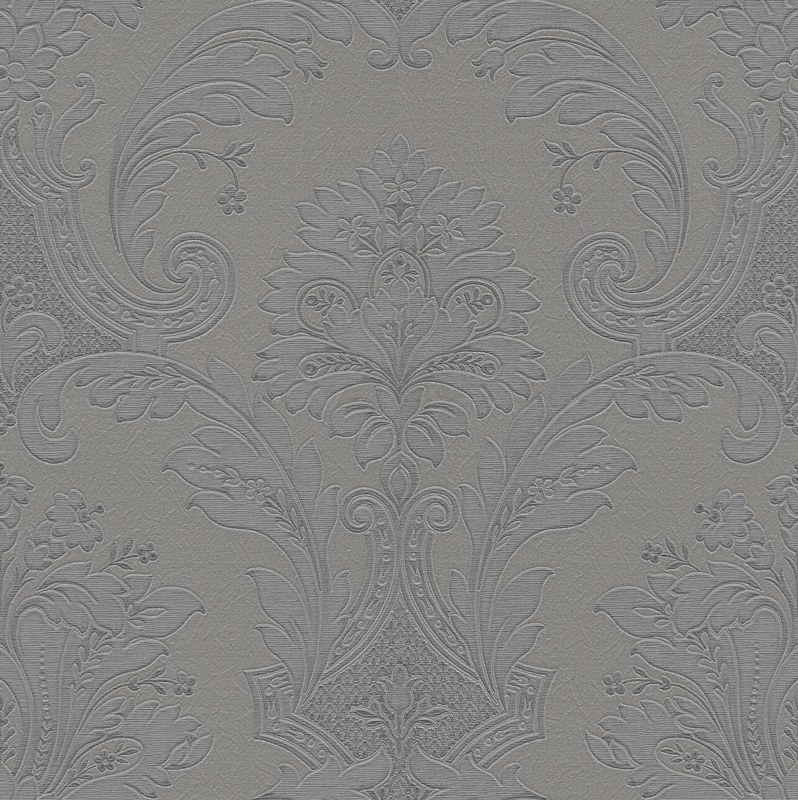 Luxusní šedá zámecká vliesová tapeta na zeď, Z21734, Tradizione Italiana, Zambaiti Parati