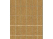 Zlato-hnědá vliesová tapeta na zeď, imitace látky, ILA802, Aquila, Khroma by Masureel