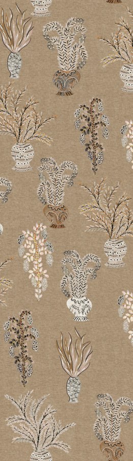 Vliesová obrazová tapeta na zeď, hnědo-béžová, květiny, DGJOY1012-260, Joy, Masureel Vliesová obrazová tapeta na zeď, hnědo-béžová, květiny, DGJOY1012-260, Joy, Masureel