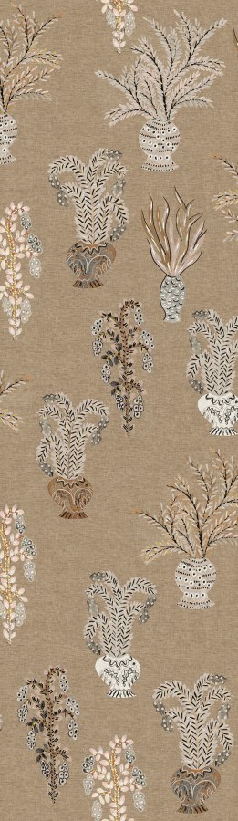 Tapety Yara - Tapety dle materiálu - Vliesové tapety - Vliesová obrazová tapeta na zeď, hnědo-béžová, květiny, DGJOY1011-300, Joy, Masureel Vliesová obrazová tapeta na zeď, hnědo-béžová, květiny, DGJOY1011-300, Joy, Masureel - Vliesové tapety