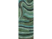 Geometrická vliesová obrazová tapeta na zeď, zelená, DGROC2023-260, Rock, Masureel Tapety Yara - Masureel