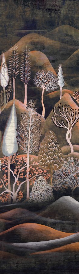 Vliesová obrazová tapeta s krajinou a stromy, DGSUM2031, Summer, Khroma by Masureel - Vliesové tapety