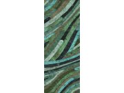 Geometrická vliesová obrazová tapeta na zeď, zelená, DGROC2021-260, Rock, Masureel Tapety Yara - Masureel