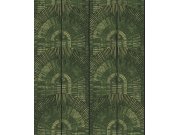 Luxusní zeleno-zlatá vliesová tapeta Art Deco, SPI803, Spirit of Nature, Khroma by Masureel