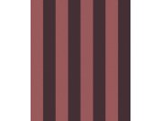 Černo-růžová vliesová tapeta s pruhy, OTH406, Othello, Zoom by Masureel