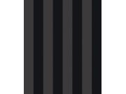 Černá vliesová tapeta na zeď, pruhy, OTH405, Othello, Zoom by Masureel