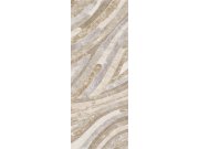 Geometrická vliesová obrazová tapeta na zeď, béžová, DGROC2011-300, Rock, Masureel