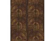 Luxusní hnědo-zlatá vliesová tapeta Art Deco, SPI801, Spirit of Nature, Khroma by Masureel