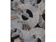 Stříbrná geometrická vliesová tapeta na zeď, SPI601, Spirit of Nature, Khroma by Masureel