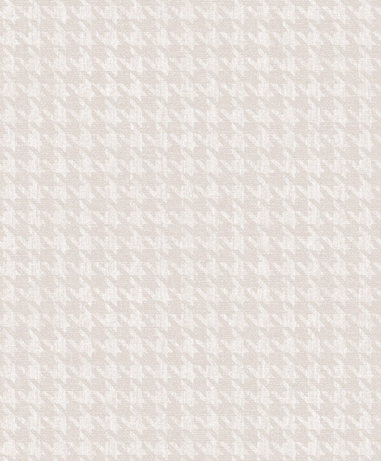 Tapety Yara - Tapety dle materiálu - Vliesové tapety - Bílá vliesová tapeta na zeď, imitace látky, vzor kohoutí stopa, ILA504, Aquila, Khroma by Masureel Bílá vliesová tapeta na zeď, imitace látky, vzor kohoutí stopa, ILA504, Aquila, Khroma by Masureel - Vliesové tapety