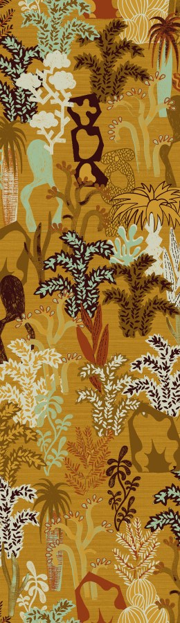 Tapety Yara - Tapety dle materiálu - Vliesové tapety - Vliesová obrazová tapeta na zeď, okrová, rostliny, DGJOY3011-260, Joy, Masureel Vliesová obrazová tapeta na zeď, okrová, rostliny, DGJOY3011-260, Joy, Masureel - Vliesové tapety