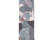 Grafická vliesová obrazová tapeta na zeď, šedo-hnědá, DGROC1033-300, Rock, Masureel